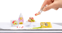 MGA Entertainment Miniverse Miniverzum - Mini étel kávézó 6. széria meglepetés kiegészítők