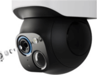 Safemo ST1 Smart Wifi 4K UHD 8MP forgatható napelemes Okos Kamera - Fehér
