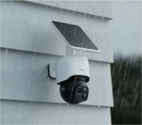 Safemo ST1 Smart Wifi 4K UHD 8MP forgatható napelemes Okos Kamera - Fehér