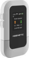 Keenetic KN-5110 Hordozható 4G+ LTE WiFi6 3000mAh Router - Szürke