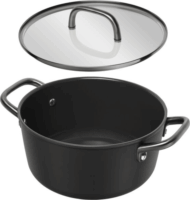 Zwilling Milano Főzőedény Üveg fedővel Ø 24cm 7L - Fekete