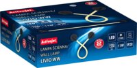 Activejet AJE-LIVIO WW beltéri LED Fali lámpa - Fekete