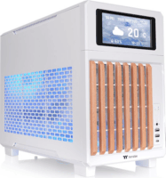 Thermaltake TR200 WS Micro Torony Számítógépház + 3db 120mm ventilátor - Fehér