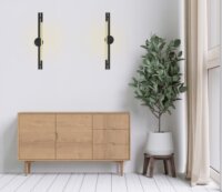 Activejet AJE-CHARLIE WW beltéri LED Fali lámpa - Fekete