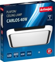 Activejet AJE-CARLOS LED Mennyezeti Lámpa 5000lm - Fehér / Fekete