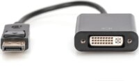 Digitus AK-340409-001-S DisplayPort 1.1 apa - DVI anya Átalakító Adapter 0.15m - Fekete