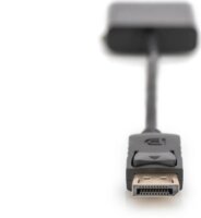 Digitus AK-340409-001-S DisplayPort 1.1 apa - DVI anya Átalakító Adapter 0.15m - Fekete