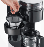 Severin KA 4830 Filteres Kávéfőző Darálóval és Üveg kiöntővel 900 Watt - Fekete
