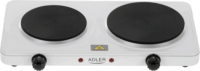Adler AD6520 Hordozható 2 zónás elektromos főzőlap 2500W - Feket
