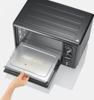 Severin TO 2078 Elektromos mini sütő 20L 1600 Watt - Fekete