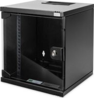 Digitus DN-10-06U-B 10" Fali rack szekrény 6U 312x300mm - Fekete