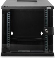 Digitus DN-10-06U-B 10" Fali rack szekrény 6U 312x300mm - Fekete
