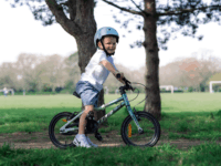 Huffy 24205W Literide Alu Gyerek kerékpár pótkerékkel 14" - Zöld