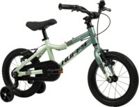 Huffy 24205W Literide Alu Gyerek kerékpár pótkerékkel 14" - Zöld