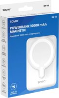 Savio BA-13 Wireless Powerbank 10000mAh 20W - Fehér
