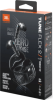 JBL Tune Flex 2 Ghost Edition Bluetooth fülhallgató headset Töltőtokban - Fekete