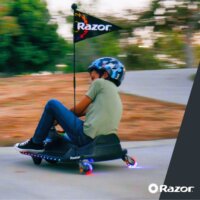 Razor CRAZY CART Shift Lightshow elektromos Gyerek gokart - Fekete