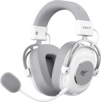 Havit H2002YG RF Wireless + Bluetooth / Vezetékes Gaming Fejhallgató Headset - Fehér/Szürke