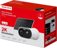 Mercusys MC410 Smart Wifi 3MP napelemes Okos Kamera - Fehér
