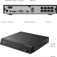 Reolink RP-PN8-NHD 12 csatornás NVR Hálózati videó rögzítő