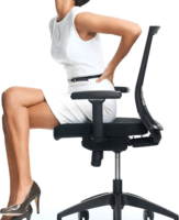 MDH Shape&Rest memóriahabos deréktámasz párna - Szürke