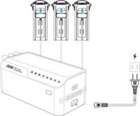 Autel 102002545 Akkumulátor töltő EVO Max sorozatú drónokhoz 200W - Fekete
