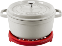 Staub Trivet Öntöttvas Edény alátét Ø 23cm - Cseresznye piros