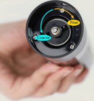 Promis MP34DUO Elektromos Só- és borsőrlő szett - Fekete / Ezüst