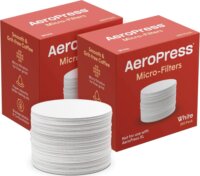 AeroPress 81R24 Mikroszálas Szűrőpapír 350 darab - Fehér