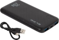 BLOW PB10B Powerbank USB-A + Type-C / 10000mAh 20W - Fekete