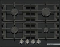 Bosch PNP6B6K40 Serie 4 Beépíthető 4 zónás Gáz Főzőlap - Fekete