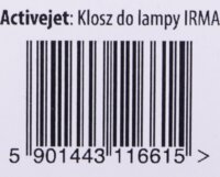 Activejet Üveg Lámpabúra Irma lámpához 13 x 10 x 9,5 cm - Fehér