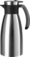 Emsa 508932 SOFT GRIP Termosz kancsó 1L - Inox / Fekete