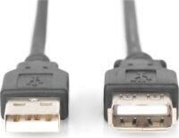 Digitus AK-300202-050-S USB-A apa 2.0 - USB-A anya Hosszabbító Kábel 5m - Fekete
