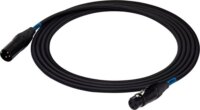 SSQ SS-1411 3-tűs XLR apa - 3-tűs XLR anya kábel 4m - Fekete