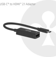 Club 3D CAC-2505 USB-C - HDMI 2.1 8K 60Hz Átalakító Adapter - Fekete