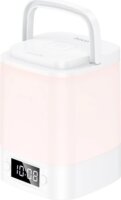 Hoco HX15 Akkumulátoros Éjszakai Lámpa Órával - Fehér