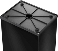 Hailo Big-Box 35 literes Önzáró Fém+műanyag szemetes - Fekete