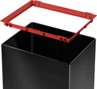 Hailo Big-Box 35 literes Önzáró Fém+műanyag szemetes - Fekete