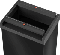 Hailo Big-Box 35 literes Önzáró Fém+műanyag szemetes - Fekete