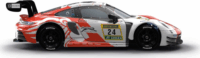 Carrera RC 2,4GHz Porsche 911 GT3 R "Lionspeed GP, No.24"- Steam távirányítós versenyautókkal