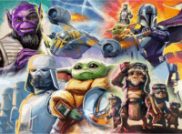 Ravensburger A Mandalóri és Grogu 500 darabos Puzzle