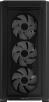 ASUS A23 Plus 650W Midi Torony Számítógépház + 4db 120mm ventilátor - Fekete