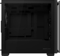 ASUS A23 Plus 650W Midi Torony Számítógépház + 4db 120mm ventilátor - Fekete