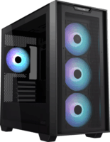 ASUS Ház A21 Plus 850W Midi Torony Számítógépház + 4db 120mm ventilátor - Fekete