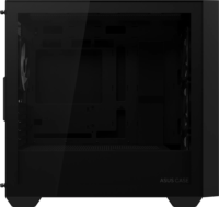 ASUS Ház A21 Plus 650W Mini Torony Számítógépház + 4db 120mm ventilátor - Fekete