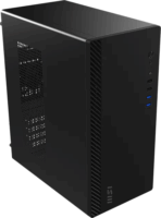 MSI Micro ATX PRO SHIELD M100P Mini torony Számítógépház + 1db 80mm ventilátor - fekete
