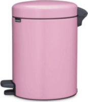 Brabantia Treteimer Newicon 5 literes pedálos rozsdamentes acél szemetes - Rózsaszín