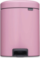 Brabantia Treteimer Newicon 5 literes pedálos rozsdamentes acél szemetes - Rózsaszín