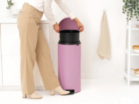 Brabantia Treteimer Newicon 30 literes pedálos rozsdamentes acél szemetes - Rózsaszín